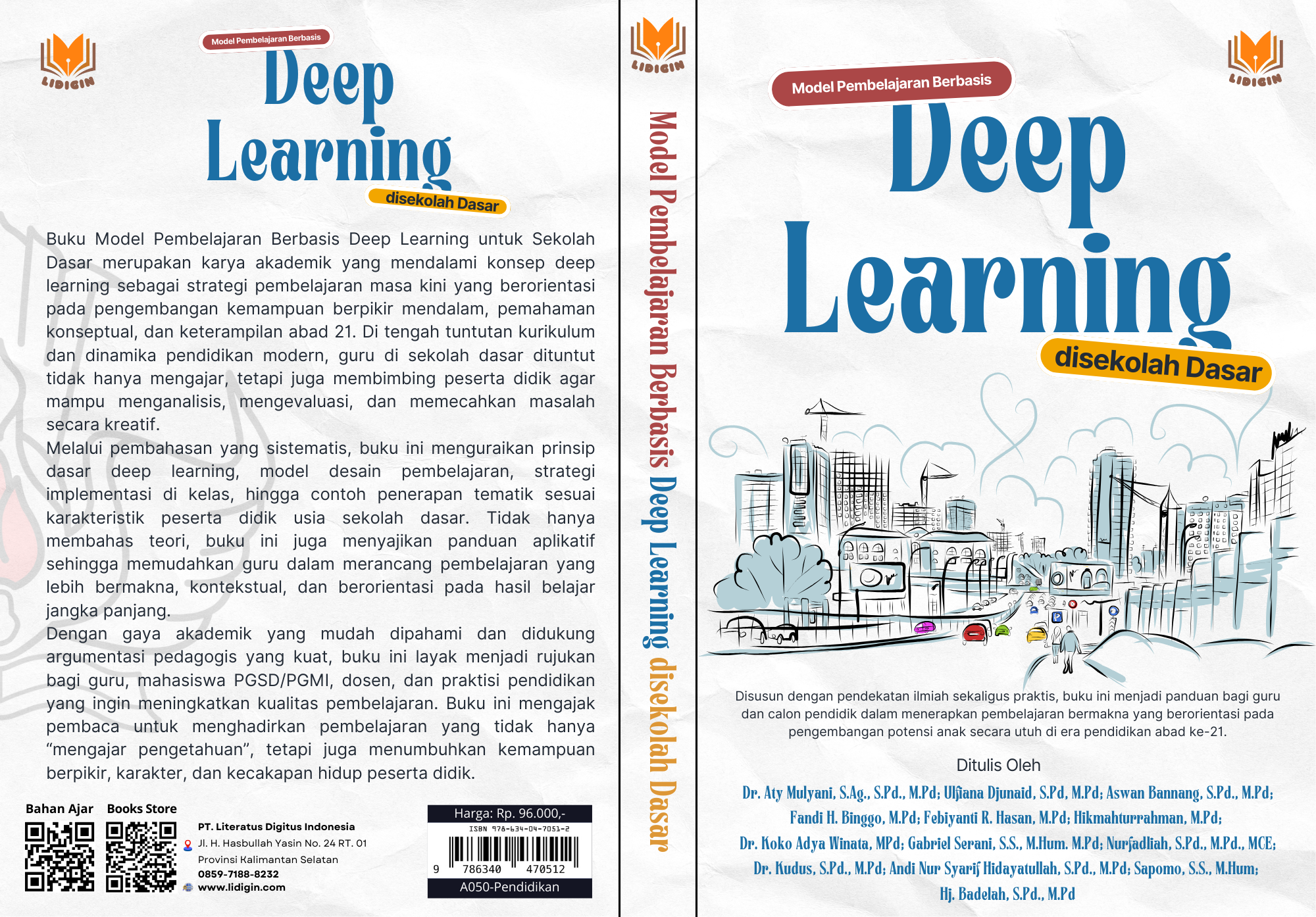 50. Cover Model Pembelajaran Bebasis Deep Learning untuk Sekolah Dasar