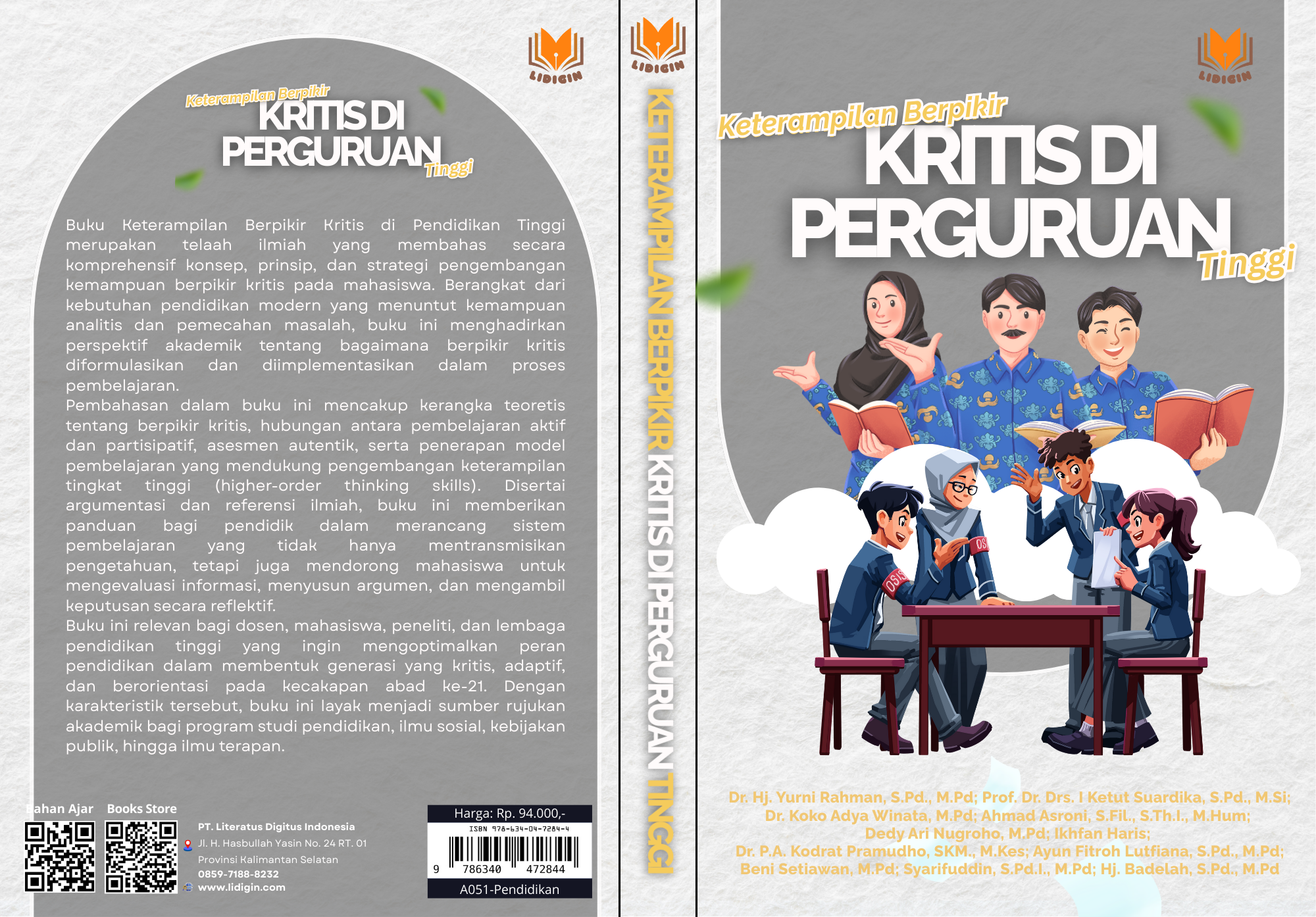 51. Cover Keterampilan Berpikir kritis di Pendidikan Tinggi