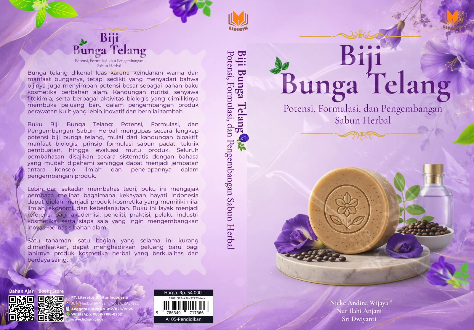Biji Bunga Telang: Potensi, Formulasi, dan Pengembangan Sabun Herbal